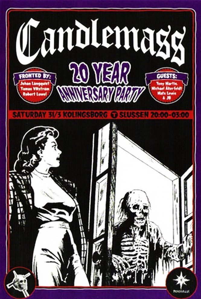 Candlemass: 20th Anniversary DVD poster