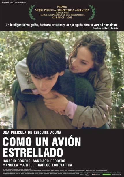 Como un avión estrellado poster