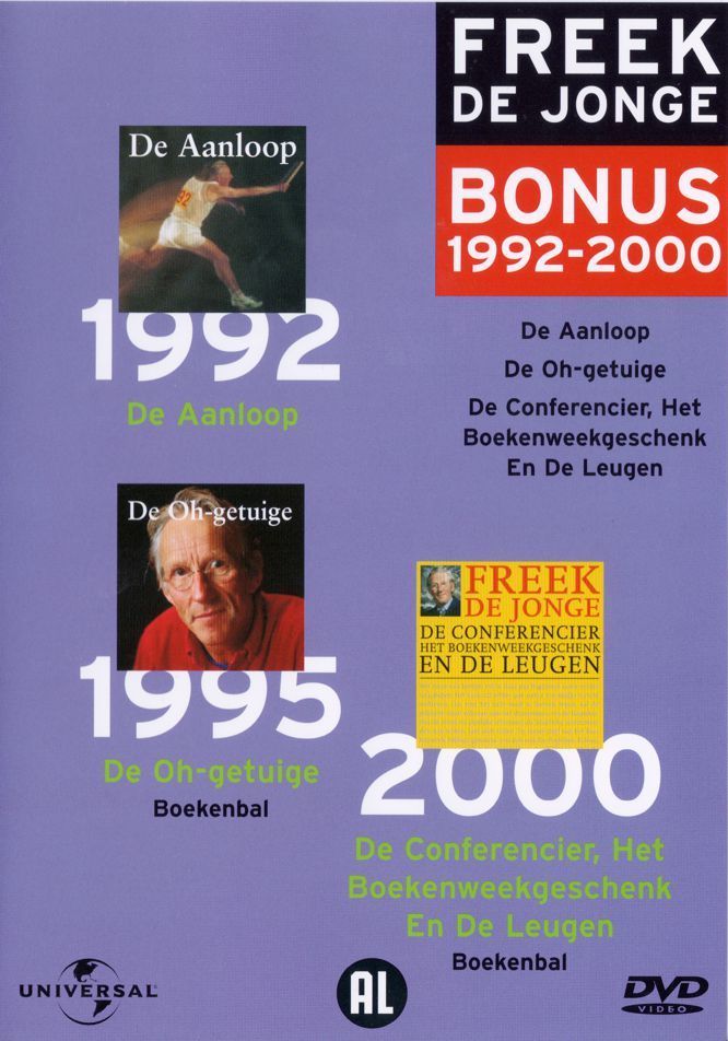 Freek de Jonge - De conferencier, Het boekenweekgeschenk en de Leugen poster