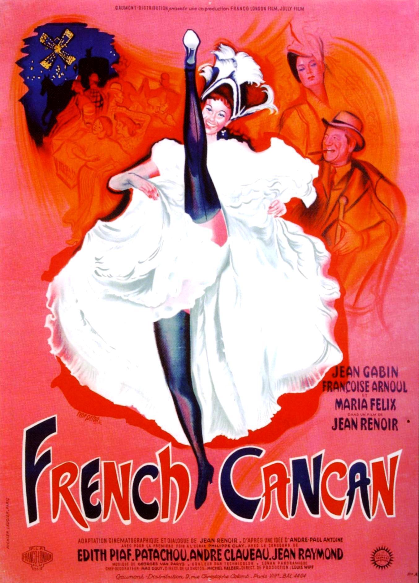 French Cancan poster