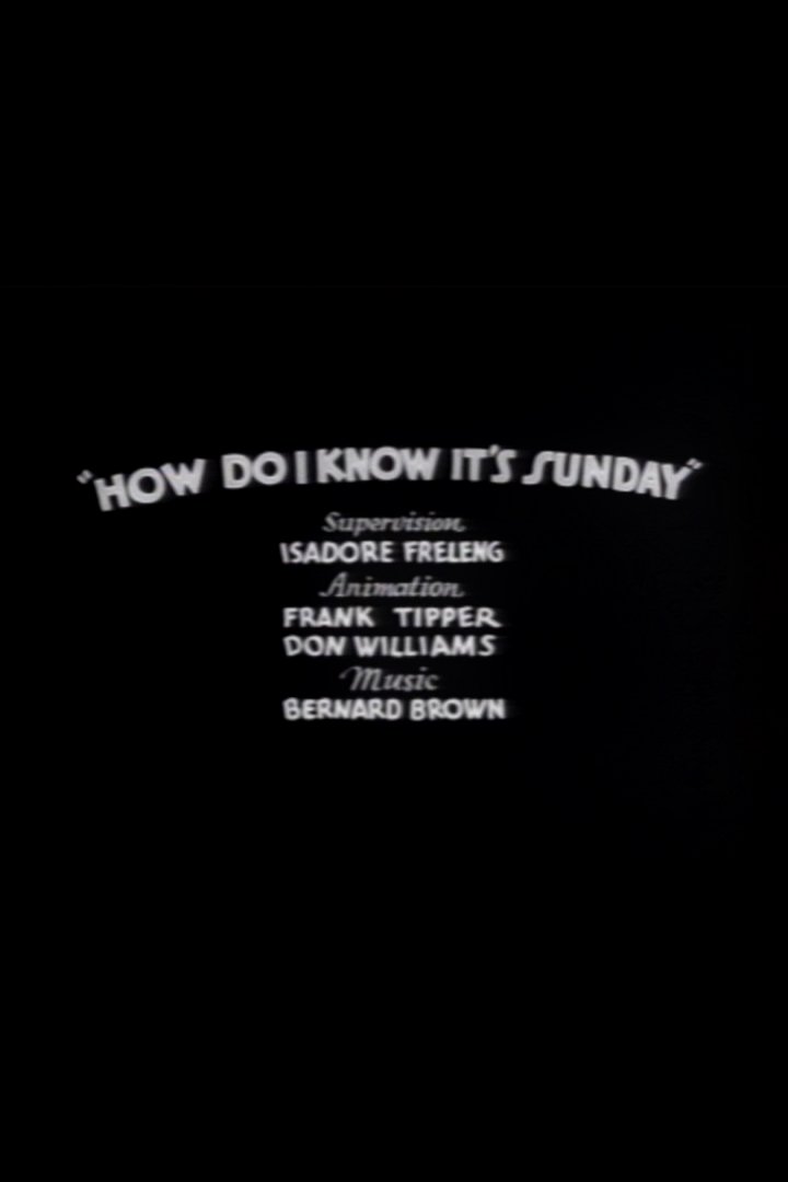 How Do I Know It's Sunday poster