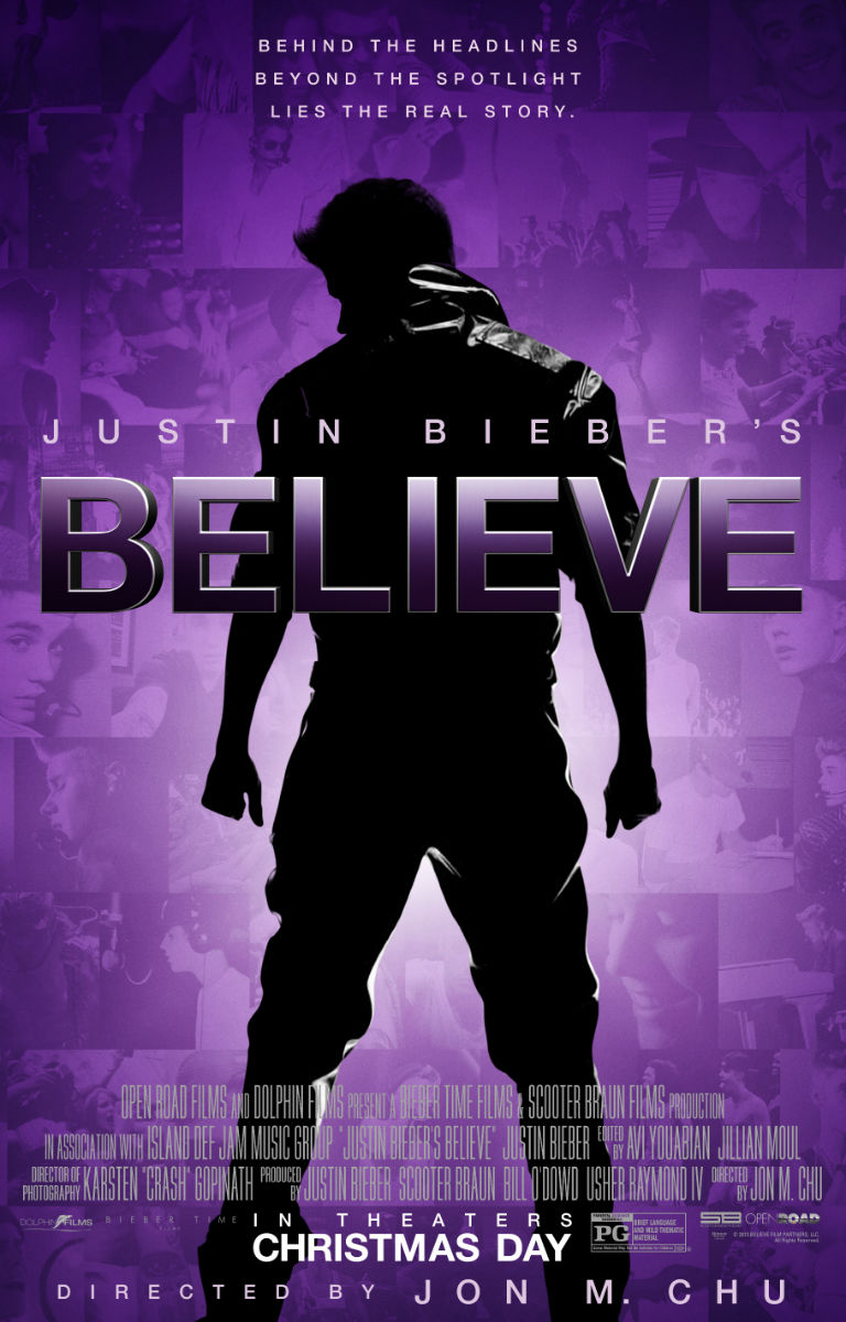 Justin Bieber's Believe poster