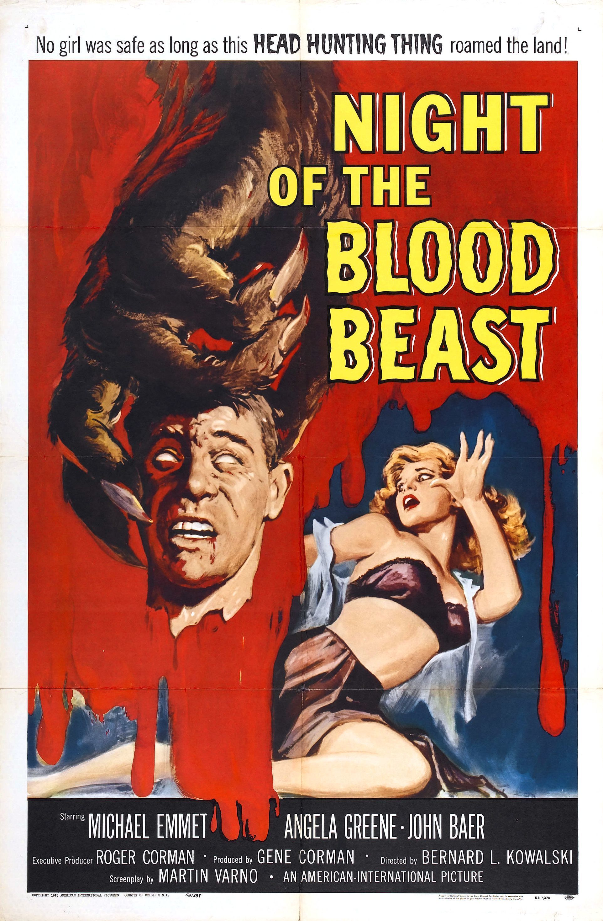 Night of the Blood Beast poster