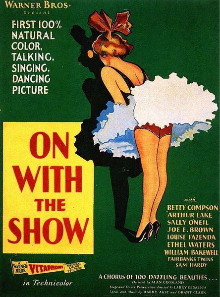On with the Show! poster