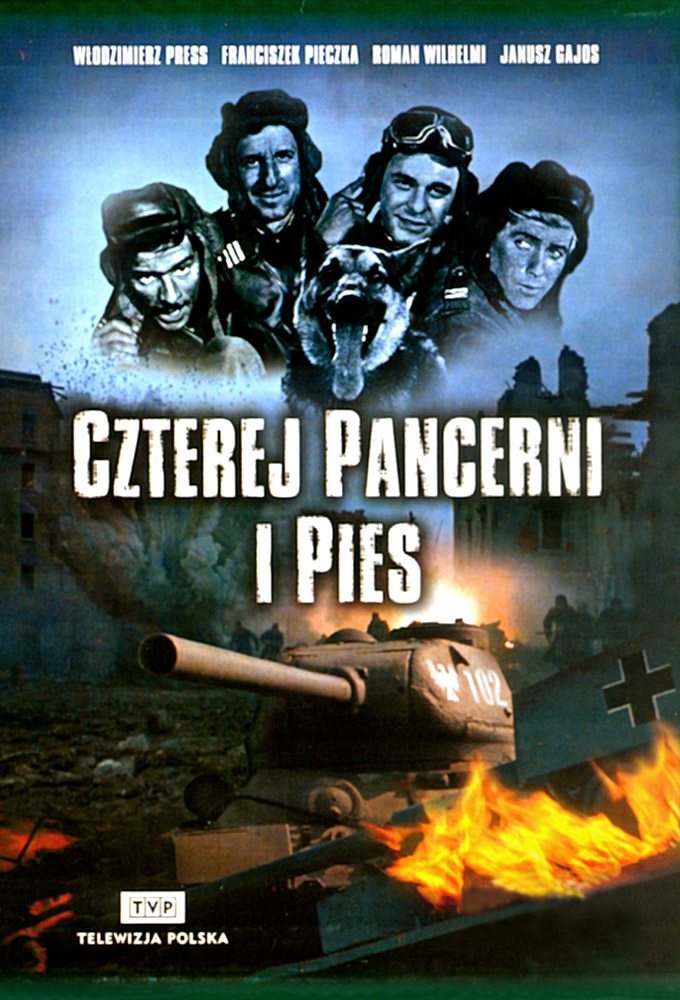 Four Men and a Dog – In a Tank poster