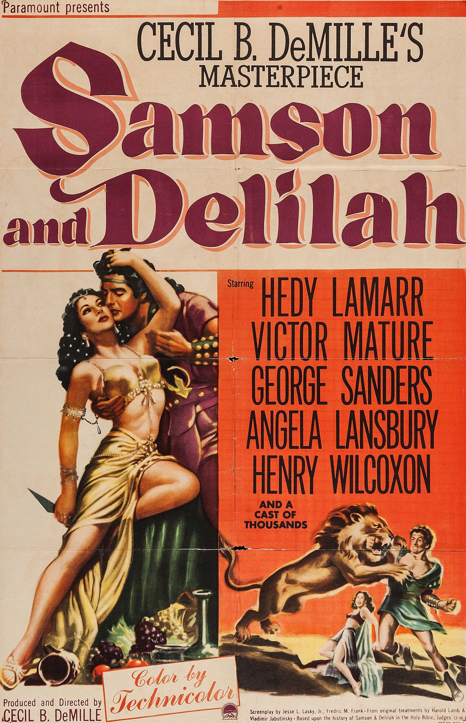 Samson and Delilah poster