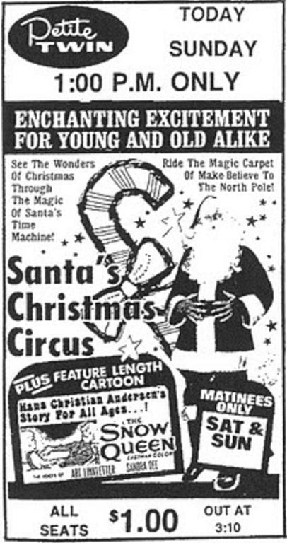 Santa's Christmas Circus poster