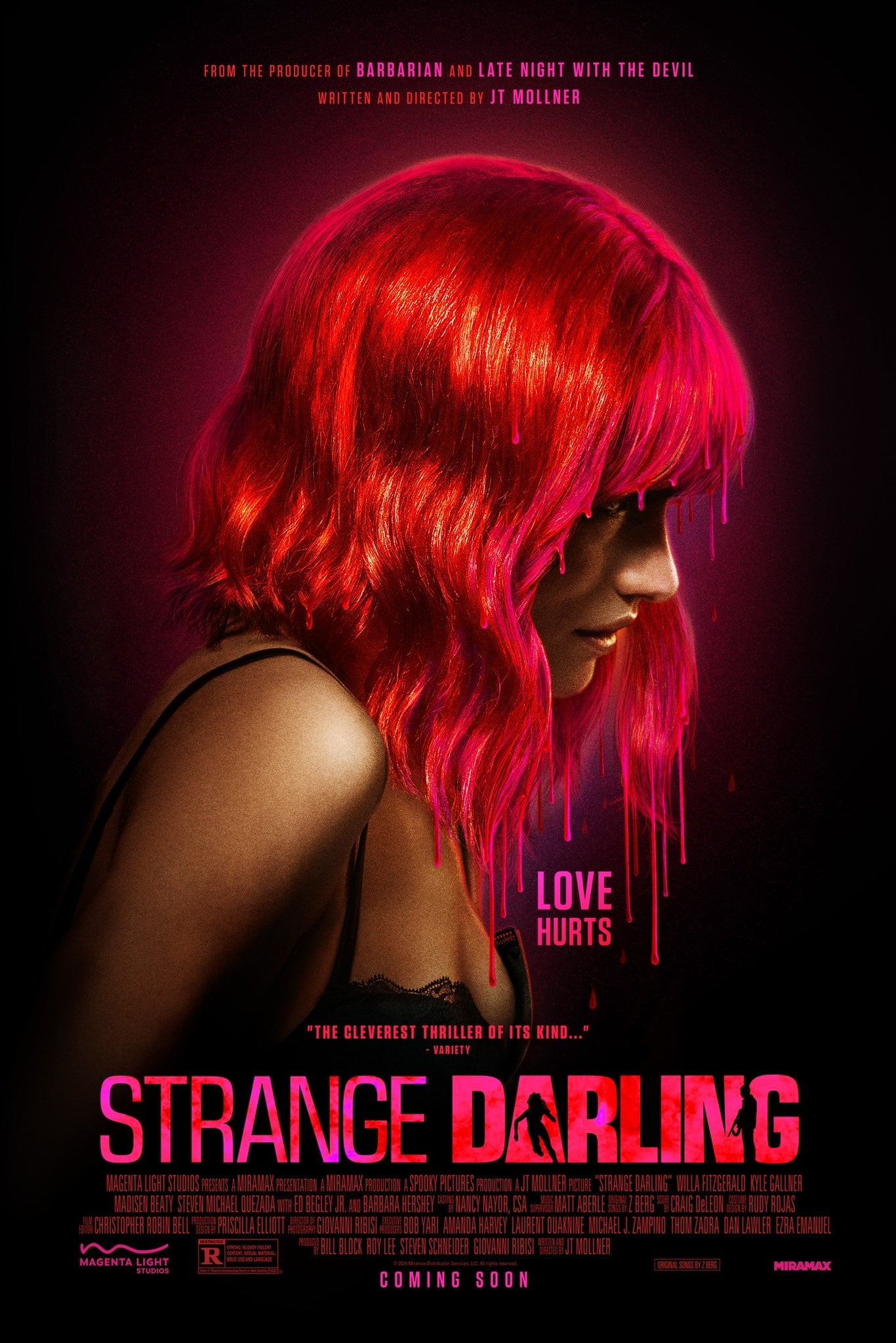 Strange Darling poster