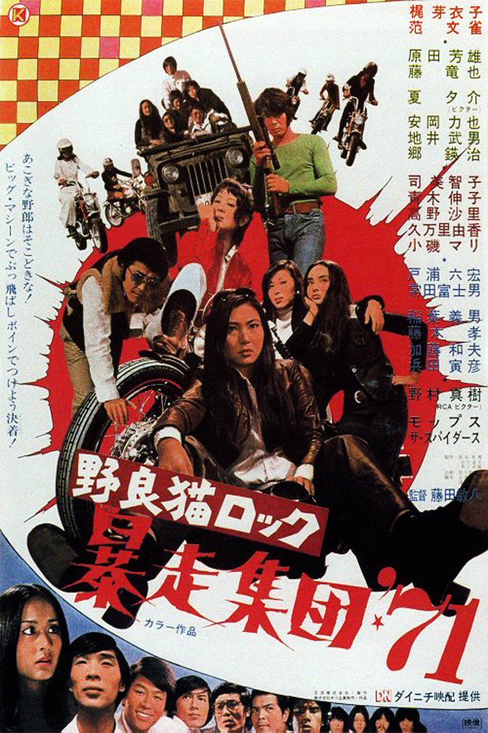 Stray Cat Rock: Crazy Rider '71 poster