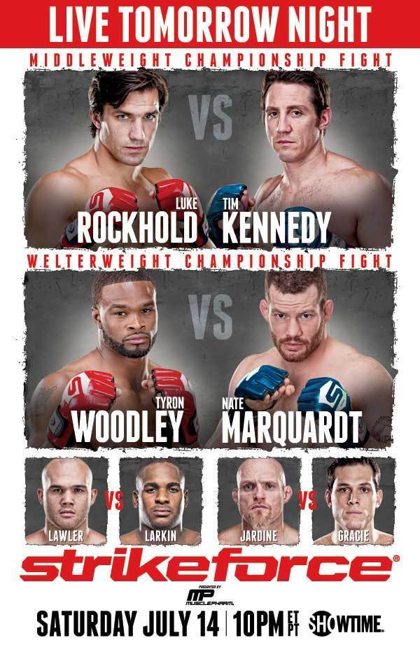 Strikeforce: Rockhold vs Kennedy poster