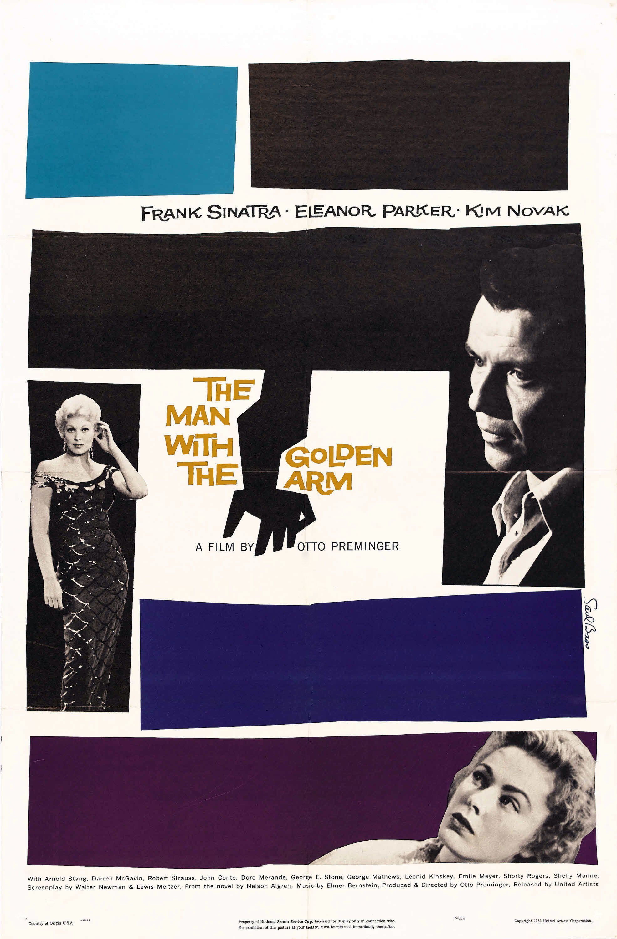 The Man with the Golden Arm poster