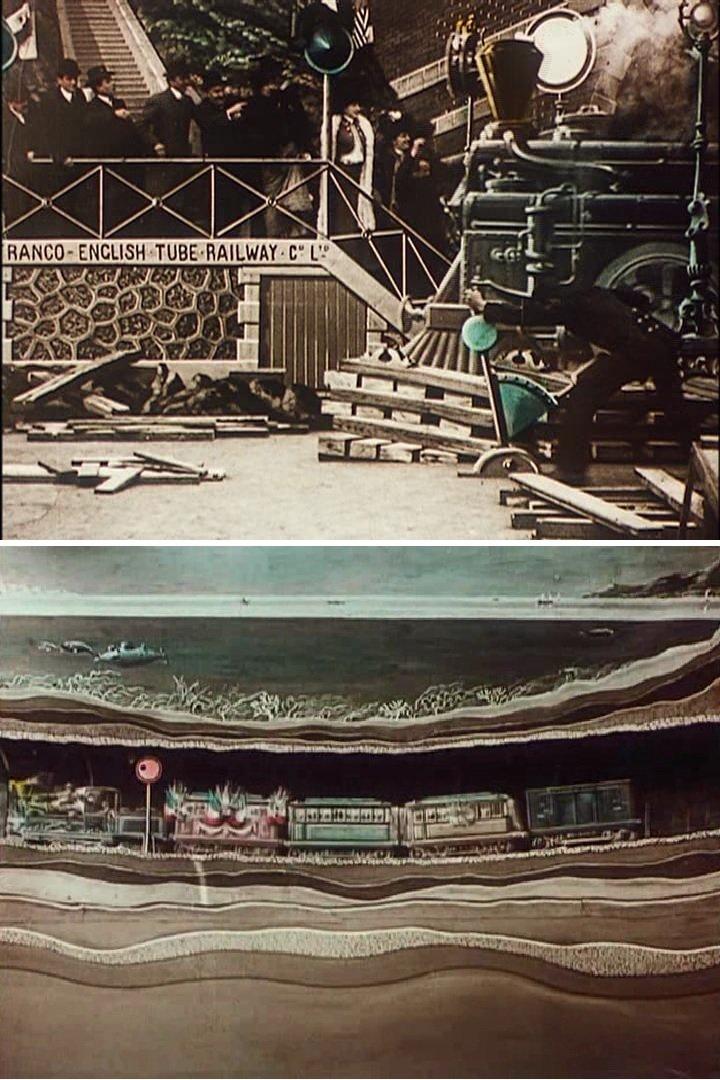 Tunneling the English Channel poster