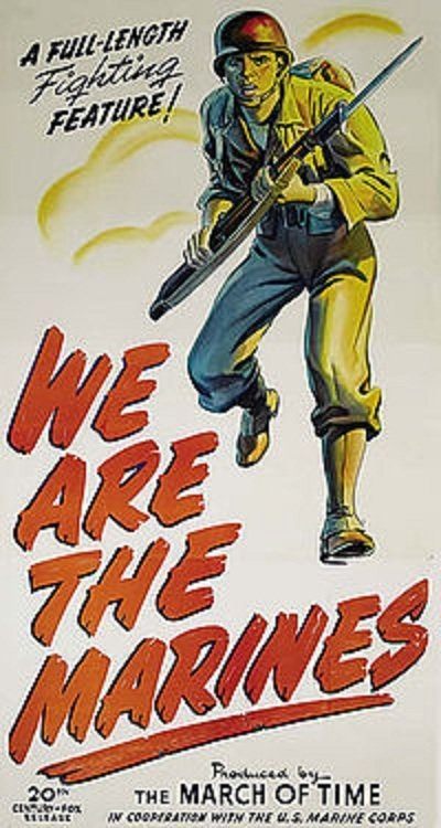 We Are the Marines poster
