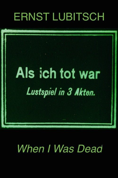 When I Was Dead poster