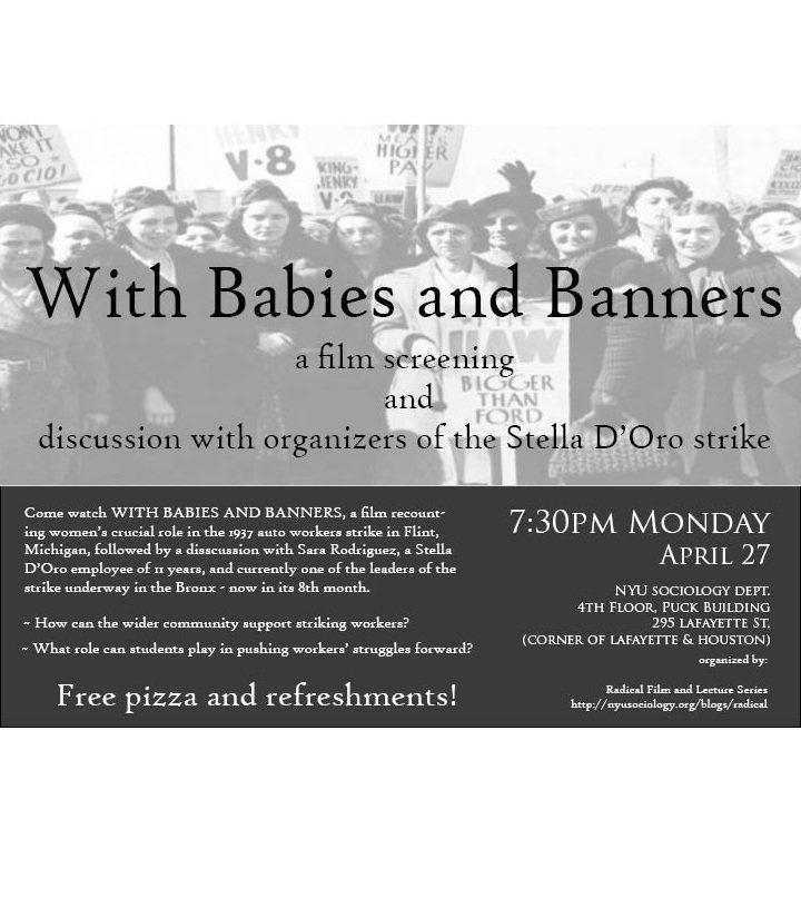 With Babies and Banners: Story of the Women's Emergency Brigade poster