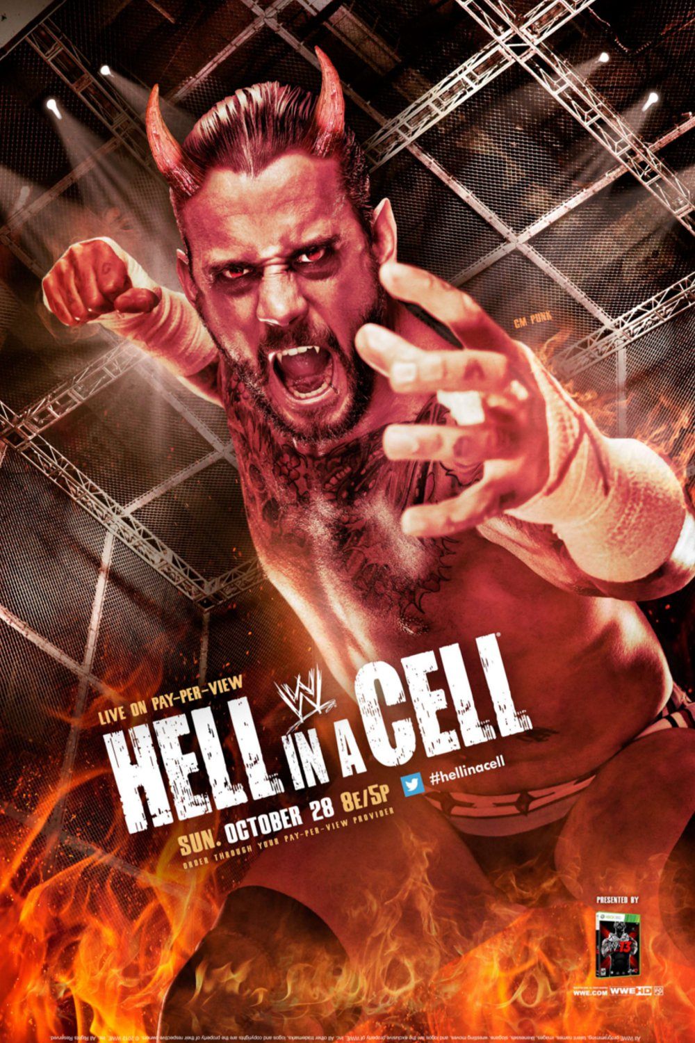 WWE Hell In A Cell 2012 poster